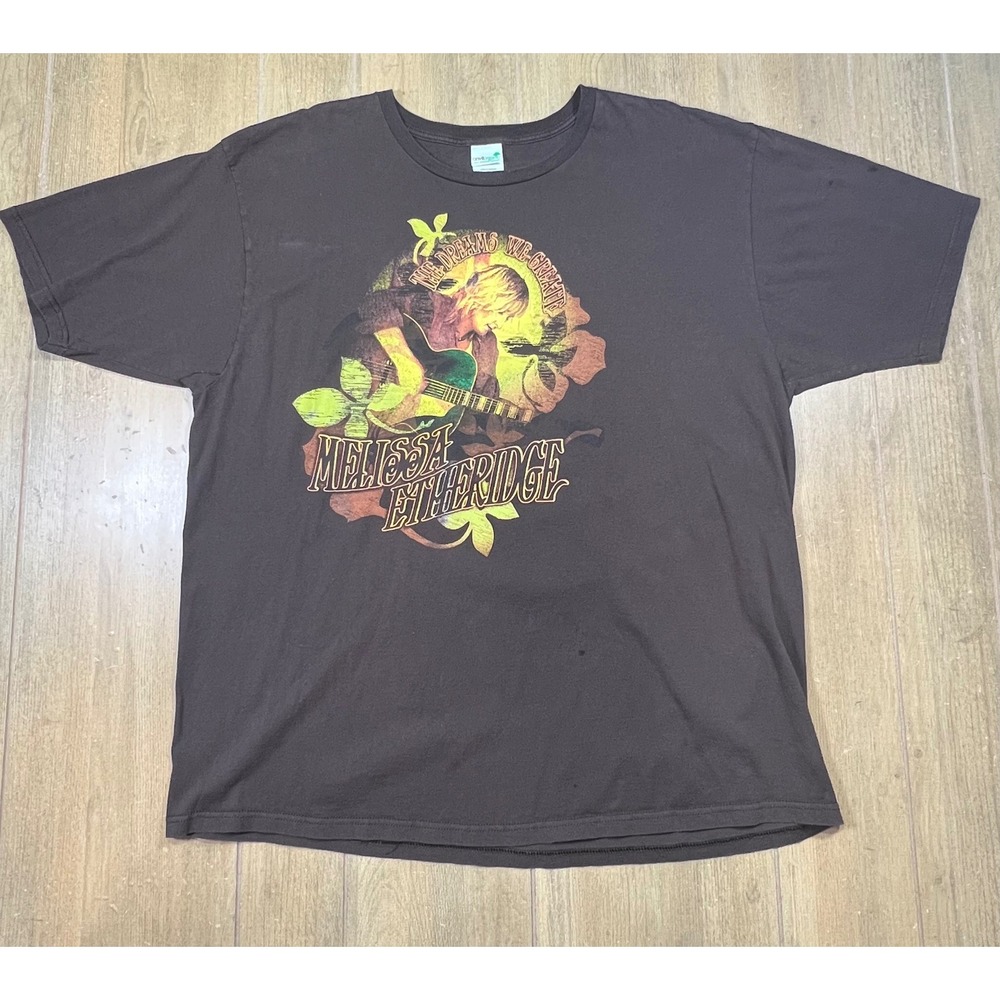 Melissa Etheridge The Dreams We Create Tour T-Shirt Organic Cotton Black 2X